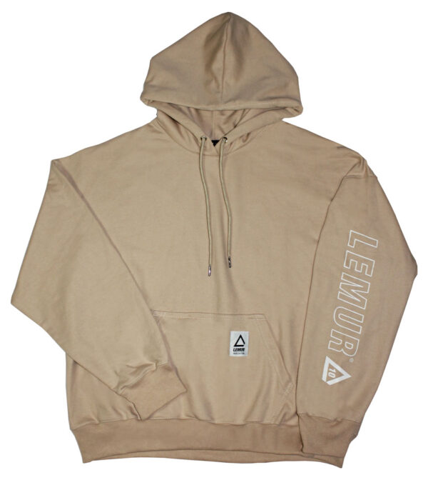 Polerón oversize unisex mob beige